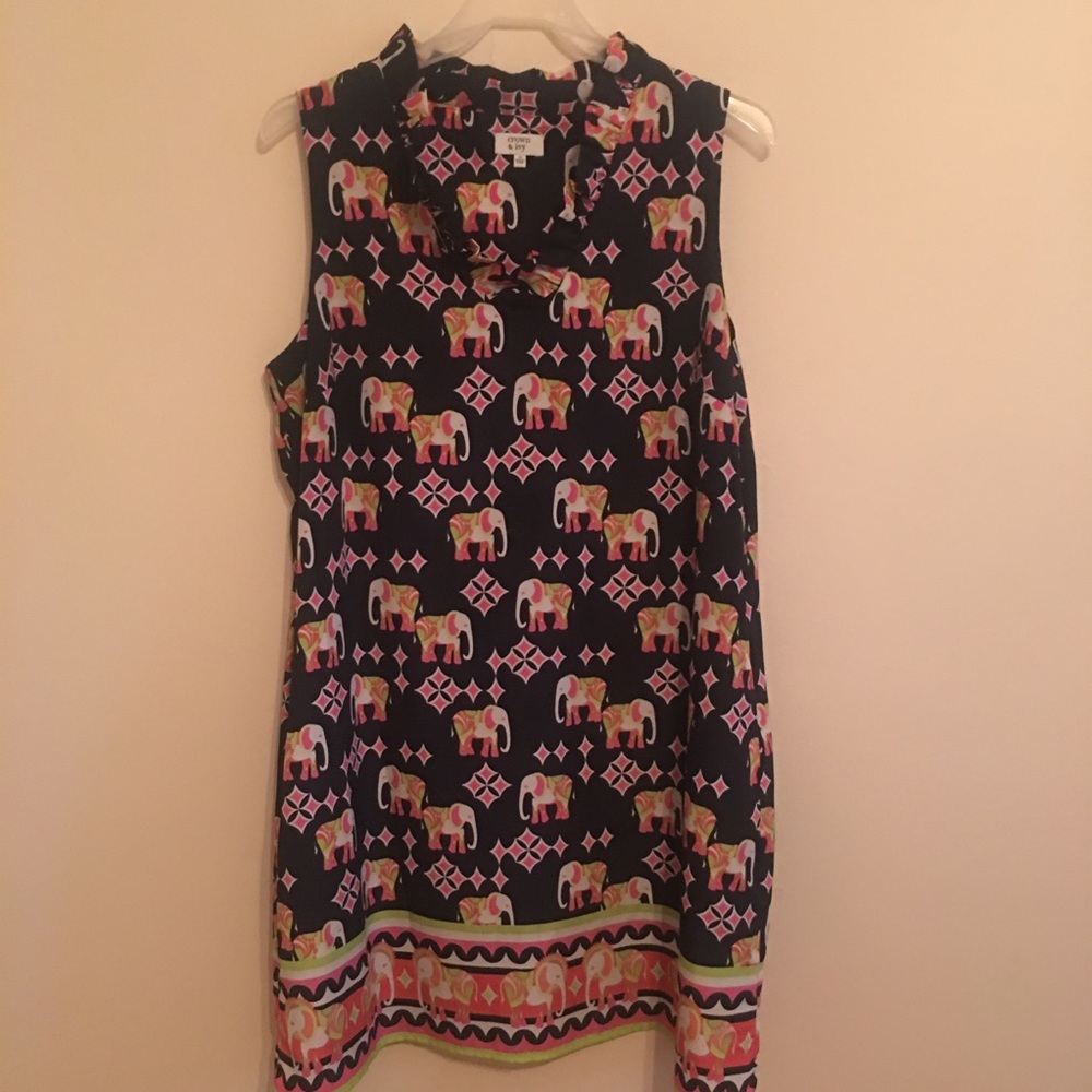 Elephant print Crown & Ivy Dress